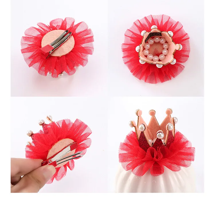 Grampos de Cabelo do Bebê Lote Faça Você Mesmo Simples Multi Laço Pérola Princesa Coroa Hairpins Ferramentas Estilo Cabelo Acessórios Ha1582 100 Pçs - 8 Cheap Grampos cabelo