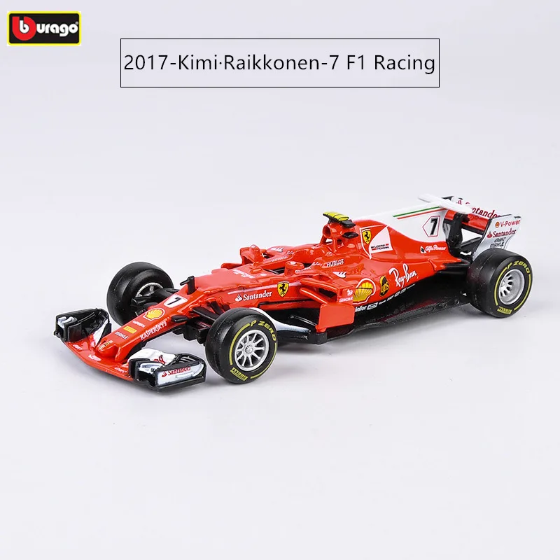 

Burago 1:43 Ferrari 2017 SF70-H 5 7 Alloy F1 car model die-casting model car simulation car decoration collection gift toy
