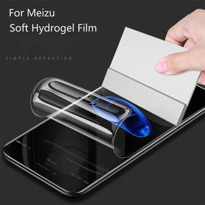 

6D Soft Full Cover Hydrogel Screen Protector For Meizu X8 Note8 Protective Film Not Glass