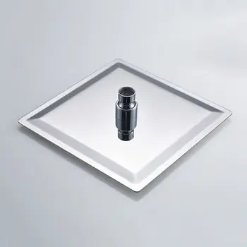 

Stainless Steel Ultra-Thin Square 8 Inch Shower Large Top Nozzle Rain Shower Bath Shower Head Spray Bathroom Accessories E65B