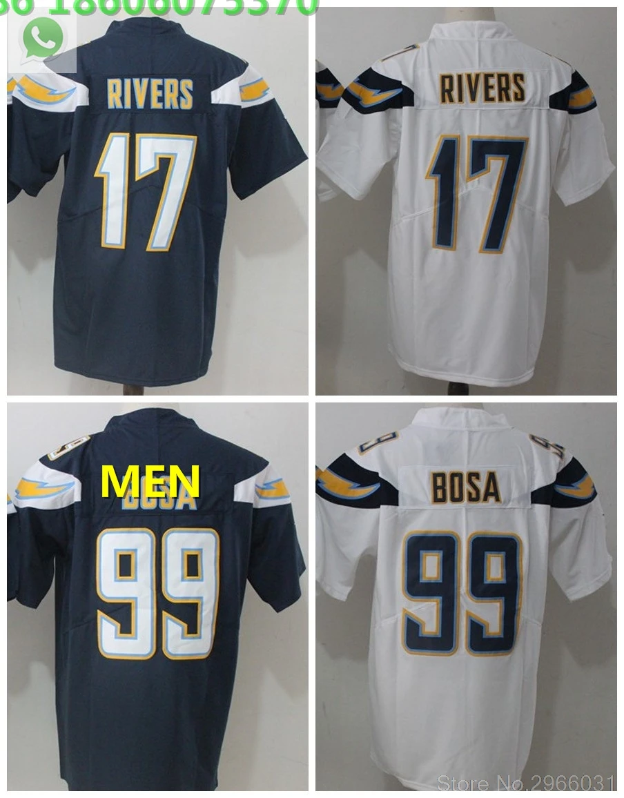 А+++ Качественная мужская футболка для взрослых Joey Bosa 99 Philip rions 17 Los Angeles