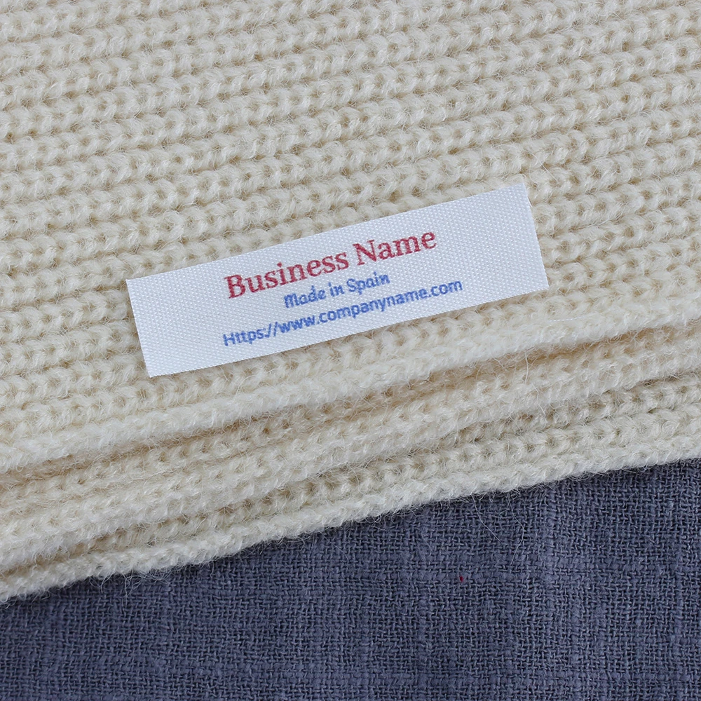 Custom Clothing Label, Brand Label, Washable Cotton ...