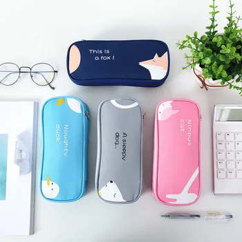 

Oxford Kawaii Pencil Case Large Capacity Cute Cosmetic Bag Make Up Case Pen Box For Teenager Girl 2020 Lindo Estuche Para Lapice