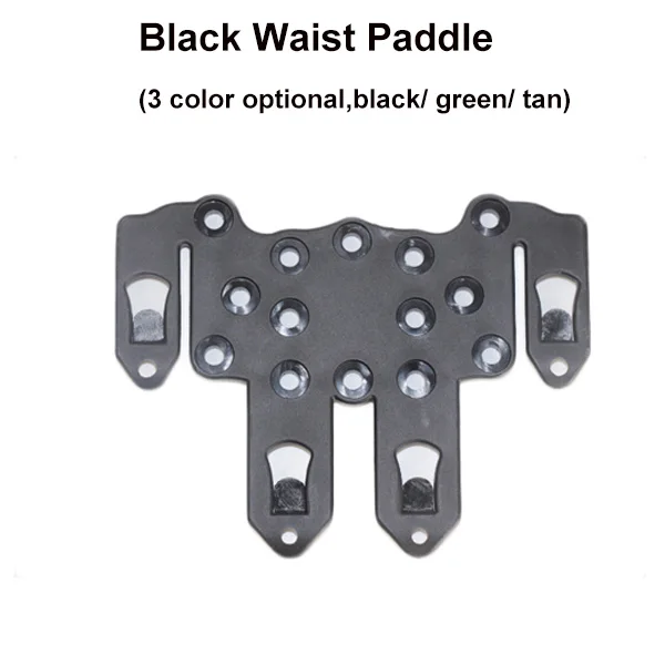 Waist paddle Открытый левый/правый ручной пистолет переносная кобура для P226 P228 P229 пояс весло петля Пистолеты Пистолет CQC Кобура принадлежности для охоты - Цвет: Waist paddle