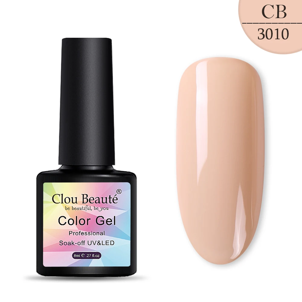 3010 Clou Beaute 130 цветов 8 мл Гель-лак праймер Гель-лак замачиваемый УФ светодиодный Гель-лак для ногтей Lucky Nail paint Гель-лак - Цвет: 3010