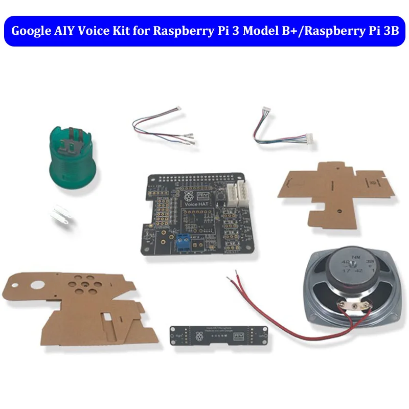 Голосовой комплект Google AIY для Raspberry Pi 3 Model B + (plus)/Raspberry Pi 3B и Raspberry Pi 2 Pi Zero