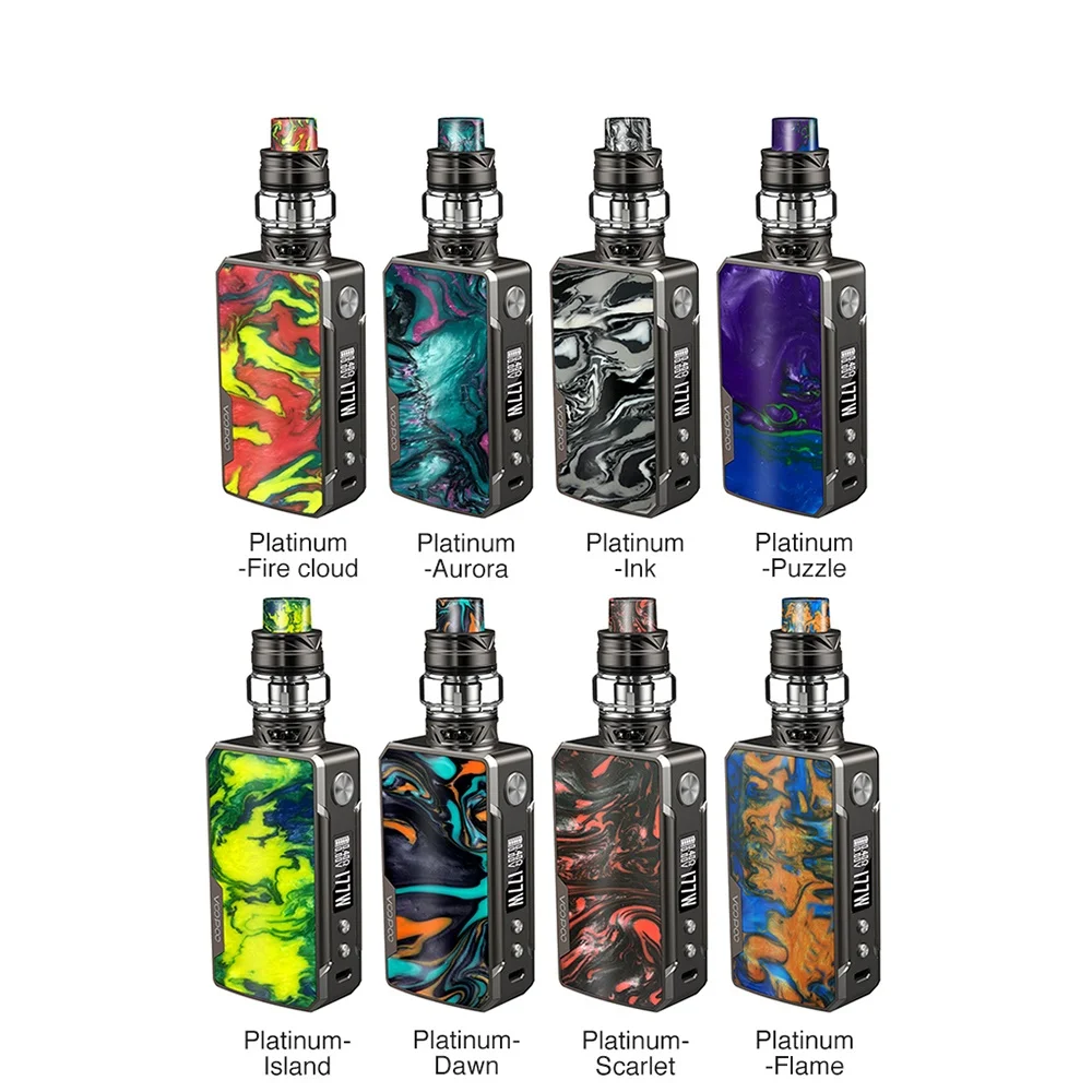  Original VOOPOO Drag 2 Platinum 177W TC Box MOD Power by 18650 Battery Vape Vaporizer Voopoo Mod VS