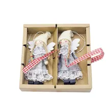 Рождественское украшение Ангел девочка куклы ткань плюшевая Рождественская Кукла рождественская подвеска Рождественский подарок ребенку