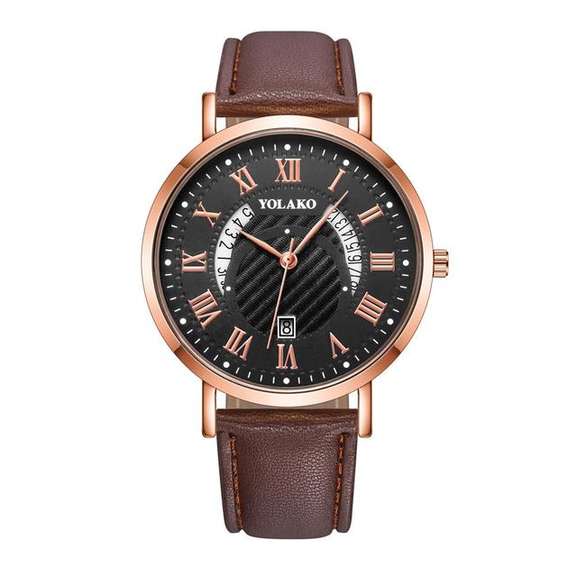 Mens Watches Top Brand Fashion Date Alloy Case Synthetic Leather Analog Quartz Sport for Men Relogio Masculino Reloj Hombres