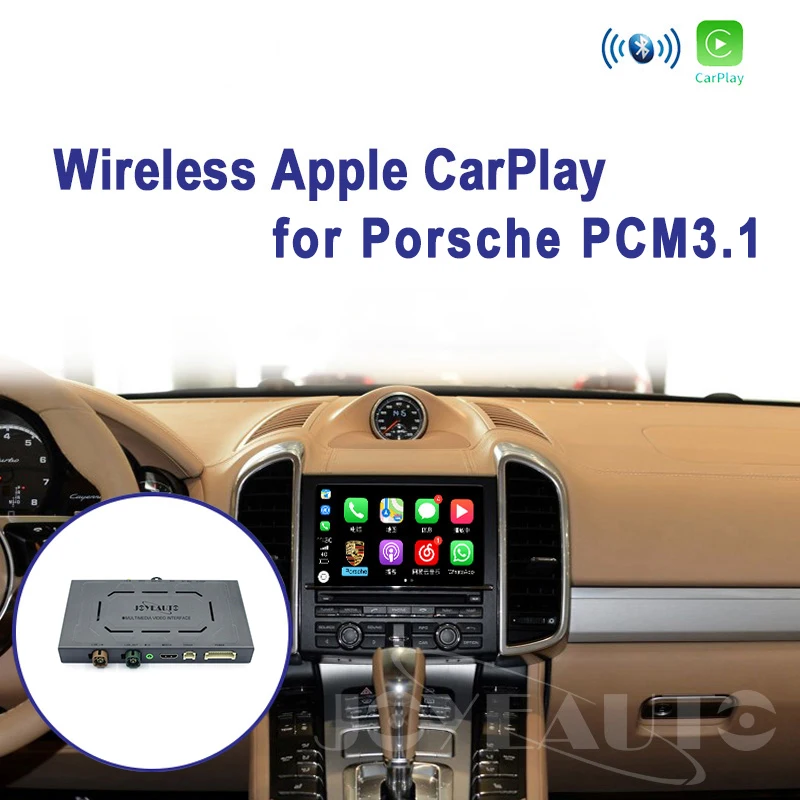 Joyeauto OEM беспроводной Apple CarPlay для Porsche PCM 3,1 Android Авто Cayenne Macan Cayman Panamera Boxster 718 991 911 автомобильный игровой