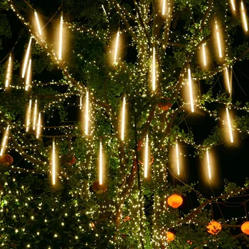 

50CM 30CM Meteor Shower Rain Tubes Light SMD2835 Outdoor Garden Christmas Wedding Party Tree Snowfall Fairy String Garland Light
