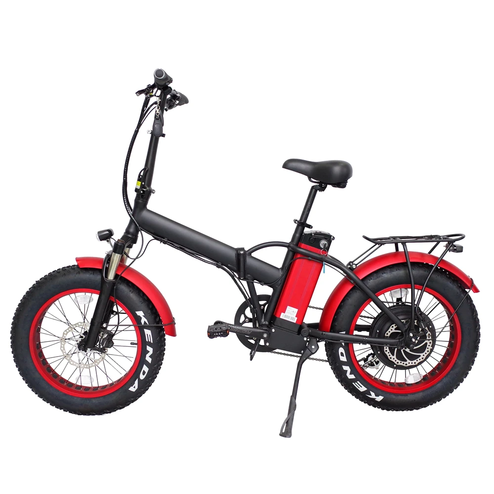 Newest production 20 inch foldable electric bicycle, Rear hub motor 48v 1000w electric bike bicicleta