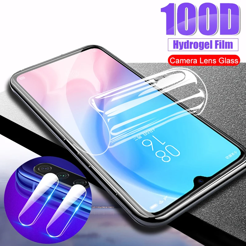 100D полностью изогнутая Гидрогелевая пленка для Xiaomi mi A3 Lite 9T Pro мягкая защитная пленка для экрана для mi CC9e 9 SE стекло для объектива камеры