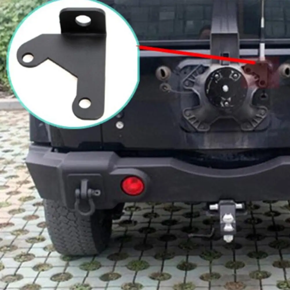 Для Jeep запасная шина CB радио антенна кронштейн для Jeep Wrangler Unlimited Rubicon Sahara JK 2/4 дверь 2007
