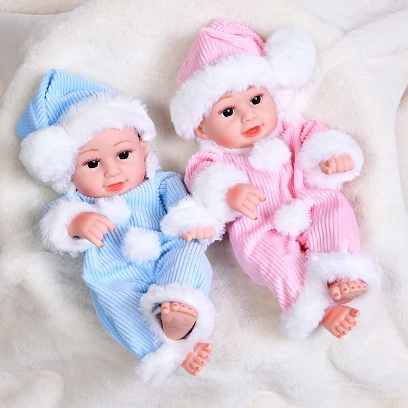 

30cm Smile Reborn Baby Dolls Silicone Realistic Bath Play Reborn Doll Toys Waterproof Lifelike Alive Babies Toys For Girls Kids