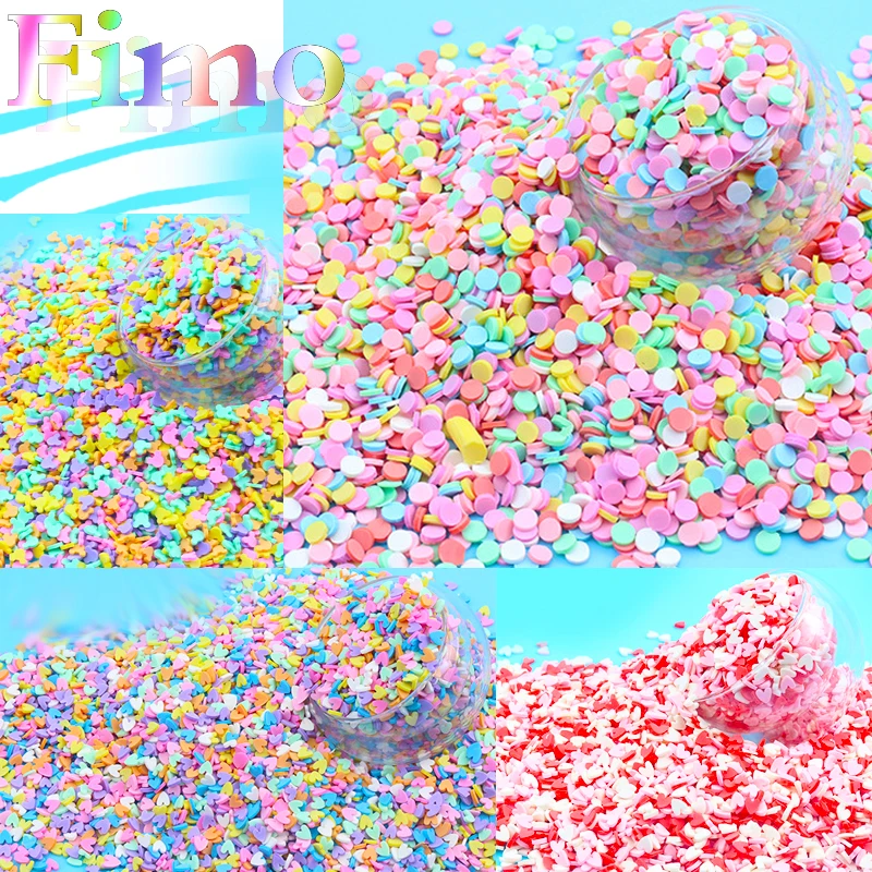 1KG Addition Sprinkles For Slime Charms Filler for Fluffy Mud Toys Slime Supplies Accessories Clay DIY Clay Kit Beads Wholesale