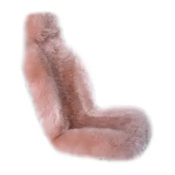 

1PCS Automobiles Seat Covers Universal Size Winter Natural Long Wool Car Seat Cover Mat Warm Car Seat Cushion New