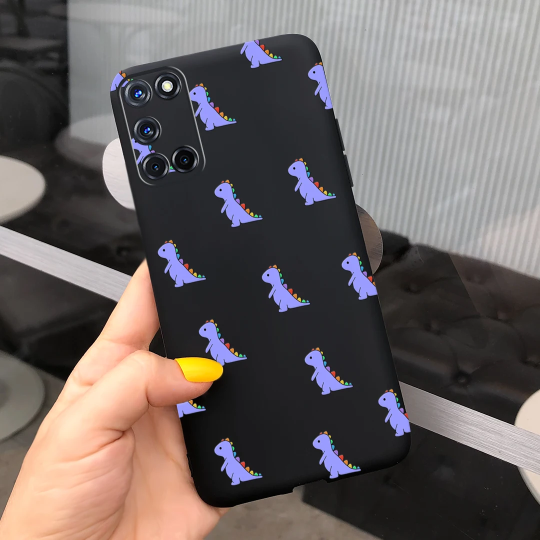 Phone Case For OPPO A52 Case Oppo A72 A92 Silicone Flower Cloud Prnited Back Cover For oppoA52 A 52 72 A92 TPU Bumper Shell Bags cases for oppo cases