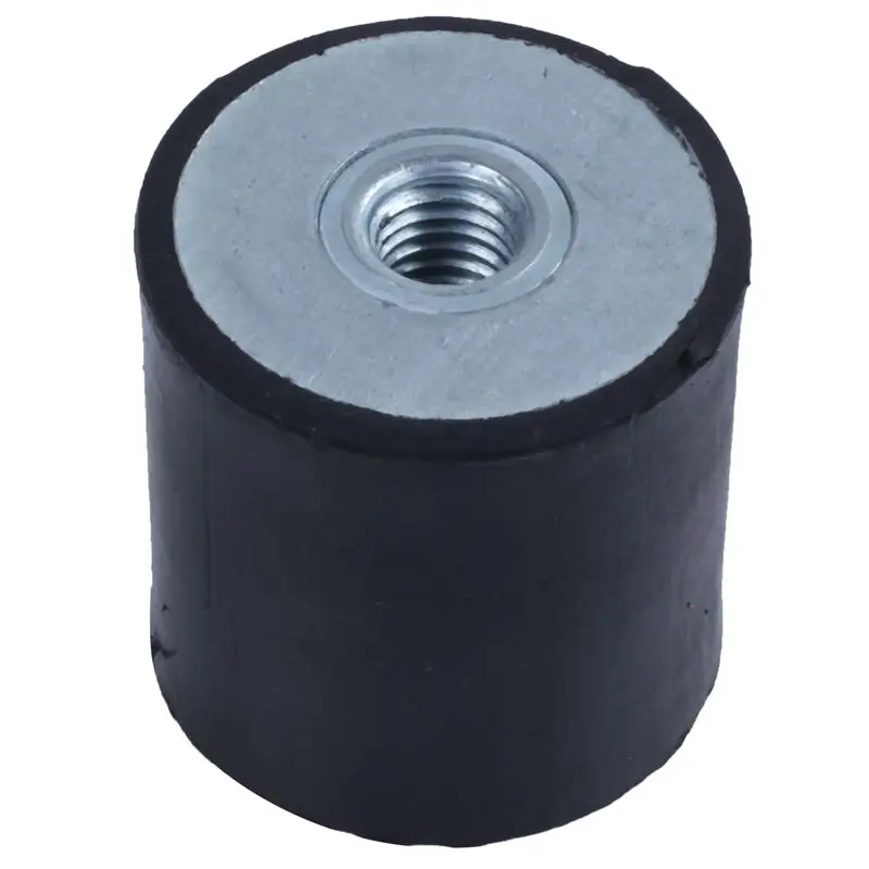 

M8 30 x 30mm Double Sides Anti Rubber Vibration Buffer Insulator Coil