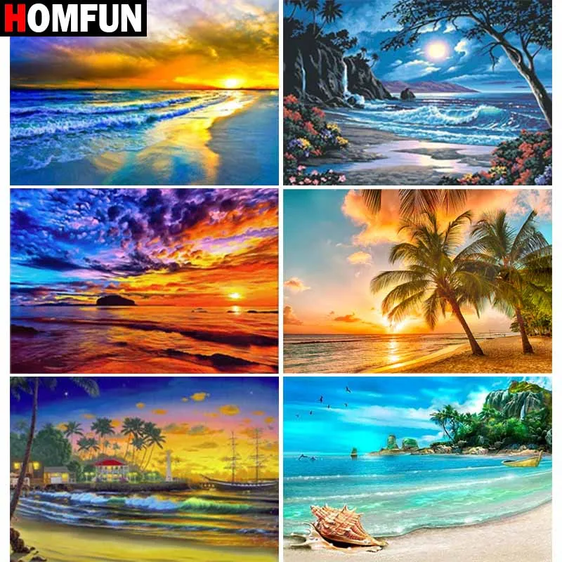 DIY Large Diamond Painting Cross Stitch, Rural Scenery, Wall Art, Full  Round Drill, Embroidery for Home Decor, 5D - AliExpress