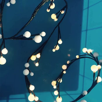 

EU/US Plug in 2.5M 72LED Tree Rattan branches LED String Light Outdoor Fairy Lights For Christmas Party Wedding Decoration