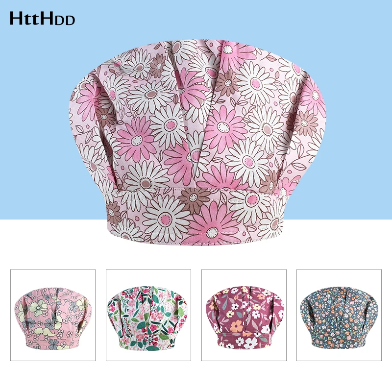 

Wholesale price Unisex Lab dustproof Scrubs Hat pet grooming hats cotton Adjustable Elastic Oral cavity Agency scrubs women caps
