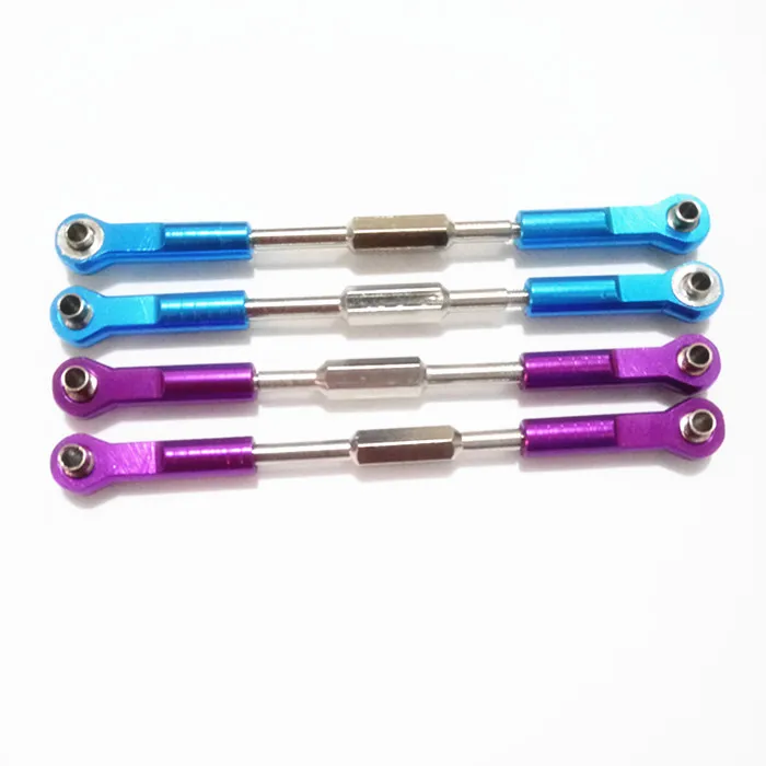 

2PCS HSP 860015 Aluminum Linkages Upgrade Parts for 1/8 Nitro Off Road Monster Truck RC Model Car Blue RC Car CNC 94762