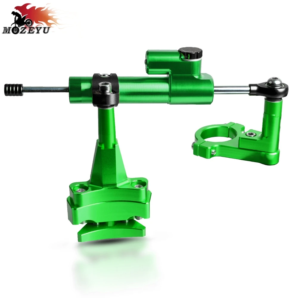 NINJA 400 CNC мотоцикл регулируемый Полный Набор рулевой демпфер Монтажный кронштейн комплект для KAWASAKI ninja 400