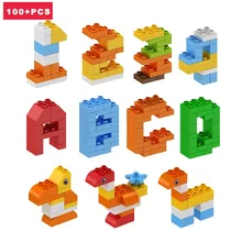 

DIY MOC Building Blocks Set City Creative Classic Bricks Creator Toy Children Educational Number Letter Animal Traffic Cognition