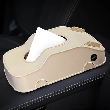 

1pcs Car Model Multi-function Tissue Box Home with Mobile Phone Bracket Holder Auto Car Accessories
