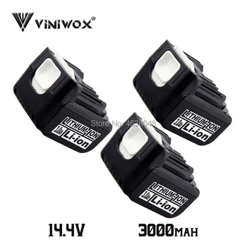 

New 3000mAh 14.4V Li-ion Battery Replacement for Makita BL1430 BL1440 BL1420 BL1415 LXT200 Maktec Rechargeable Battery Packs