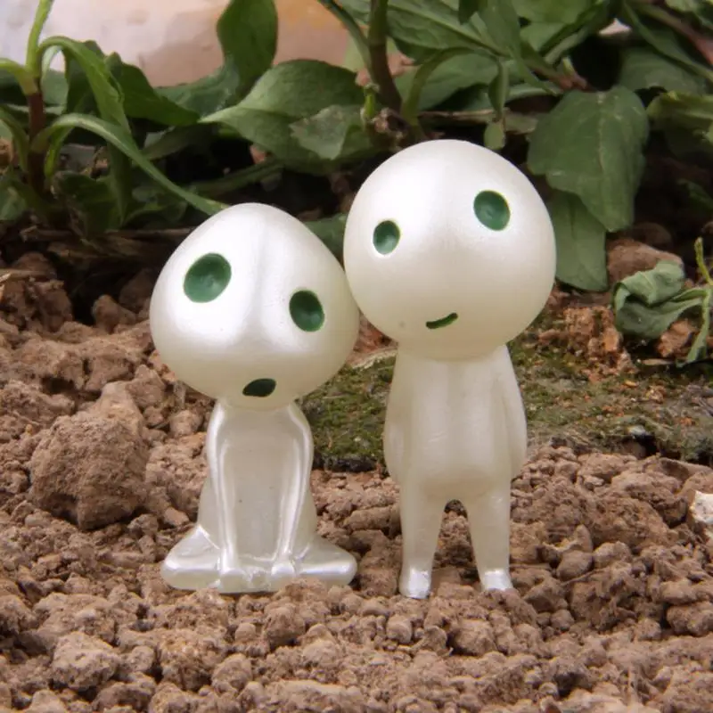 Принцесса Мононоке Кодама Дух Дерева милые цифры игрушки DIY Хаяо миядзяки ПВХ