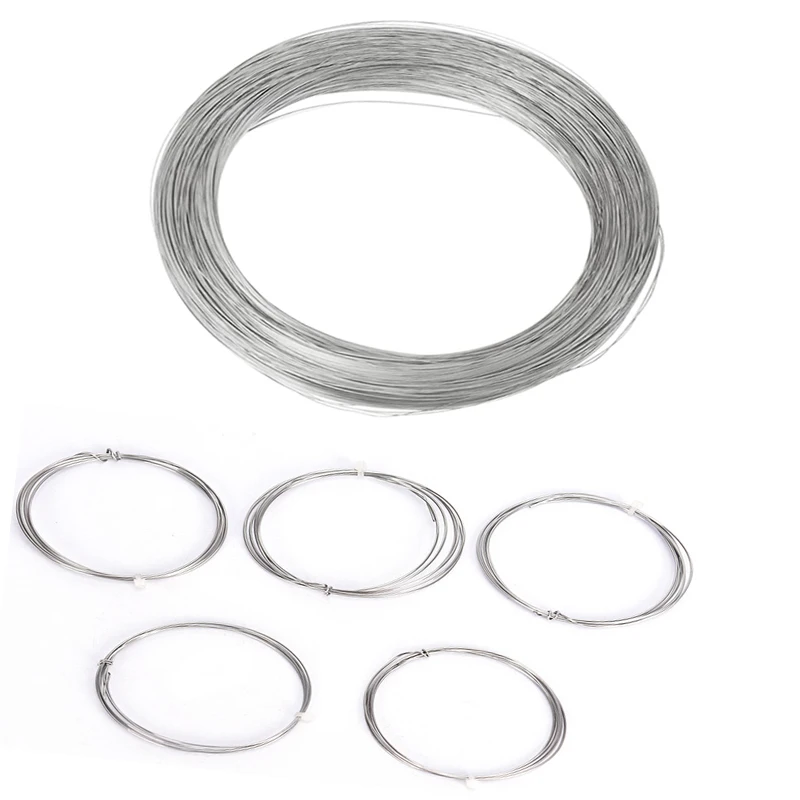 Stainless Steel Soft Wire/hard Steel Wire 100M~1M Diameter 0.02mm~3.0mm Single Bright soft steel wire rope