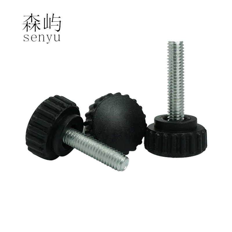Luhuichang Бесплатная доставка 10 шт. M4 M5 M6 16 # черный пластиковый затягивающийся Винт С