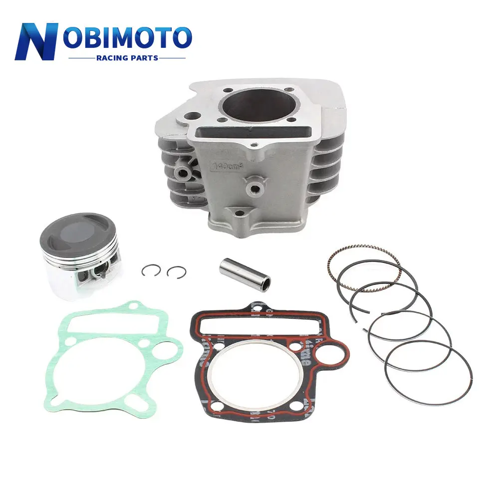 56Mm Alesaggio Motore Cilindro Corpo Perno Pistoni Anelli Guarnizione Per Yx140 Yx 140Cc Pit Bike Thumpstar Quad Atv Dirt Bike Motorcyc