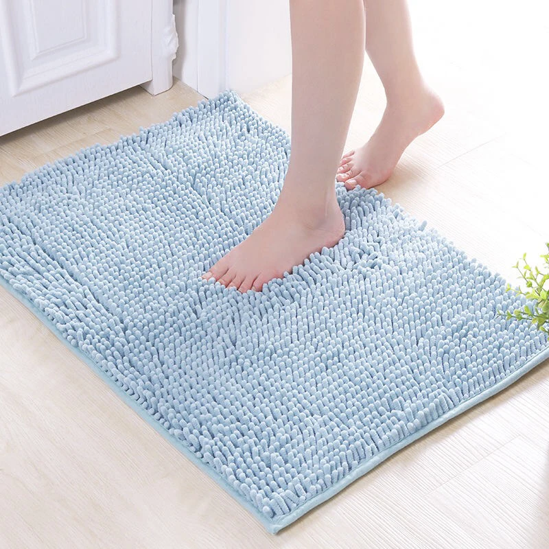 

Solid Raised Rug Modern Bathroom Carpet Coral Fleece Bath Mat Memory Foam Badmat Non-slip Shower Mat Water Absorption Foot Mat