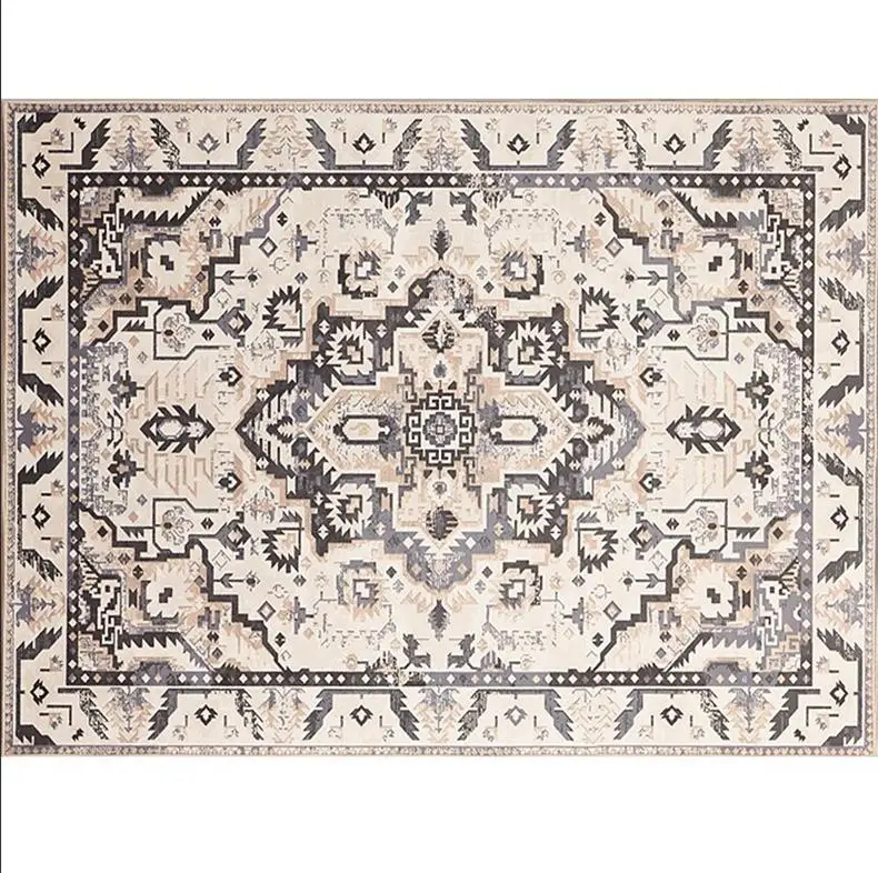 Moroccan Living Room Carpet Home Vintage Rugs for Bedroom American Carpets Sofa Coffee Table Rug Study Ethnic Floor Mat - Цвет: 11