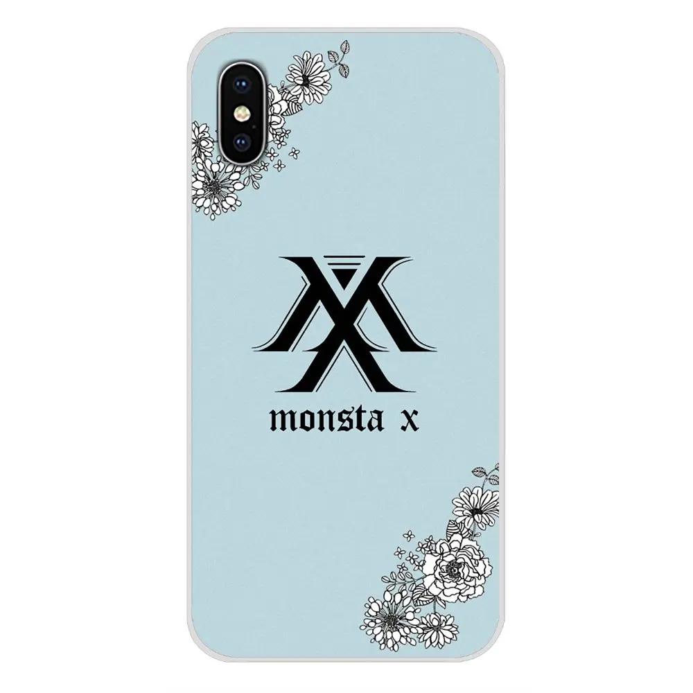 Прозрачный мягкий чехол Monsta X KPOP Boy Group для samsung Galaxy S3 S4 S5 Mini S6 S7 Edge S8 S9 S10 Lite Plus Note 4 5 8 9