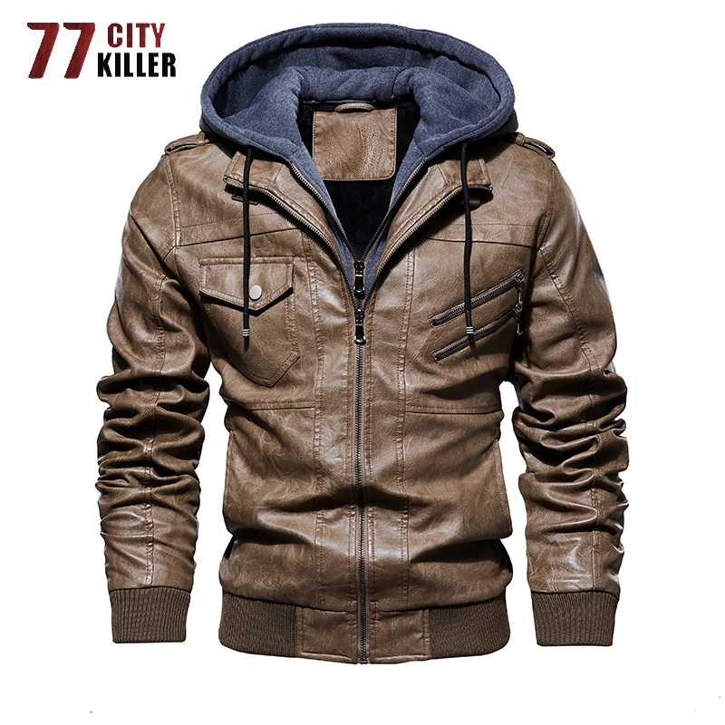 77City Killer, Лидер продаж, мотоциклетная кожаная куртка для мужчин, косая молния, верхняя одежда, ветровка, искусственная кожа, мужская куртка, европейский размер S-3XL
