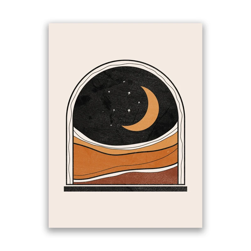 Moon-Rainbow-Sun-Abstract-Geometric-Poster-Boho-Prints-Mid-Century-Gallery-Wall-Art-Canvas-Painting-Pictures (1)