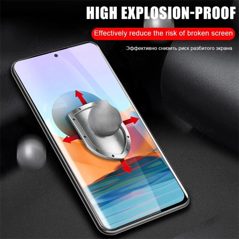 screen protectors Hydrogel Film For xiaomi Redmi Note 8 9 8T 9S Pro MAX X3 7 7A 8A 9A NFC 10X For Poco X3 NFC F3 C3 M3 PRO best screen guard for mobile