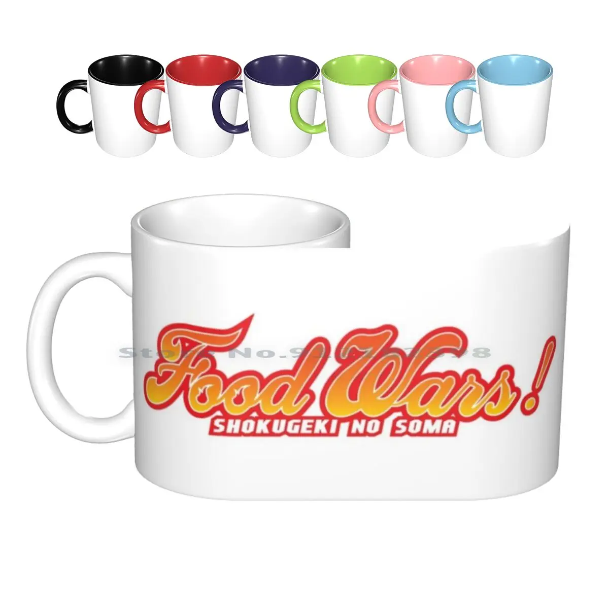 Shokugeki No Soma-Logo Tazze In Ceramica Tazze Da Caffè Tazza Da Tè Al Latte Anime Food Wars Soma Yukihira Manga Nakiri Shokugeki No Soma