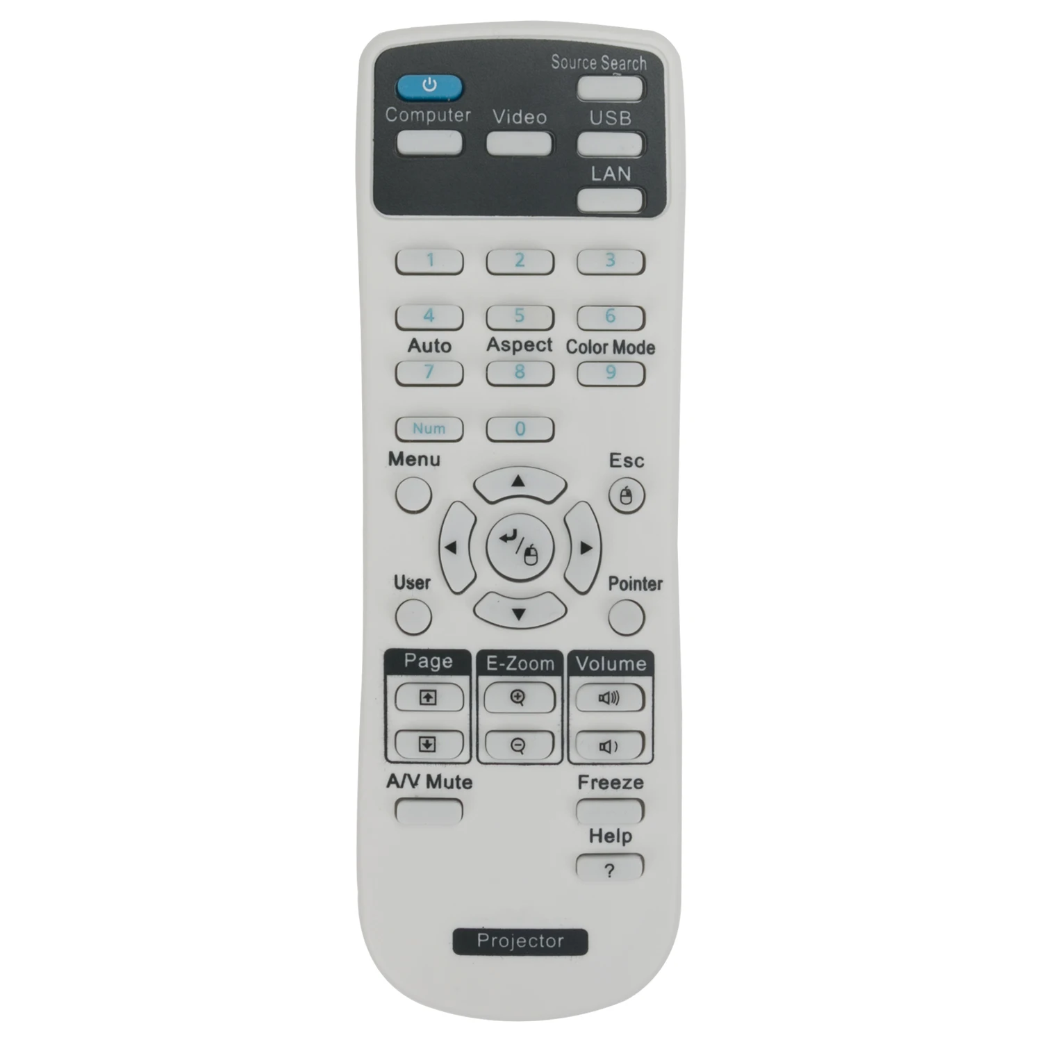 New remote control for Epson Projector EB-X18 EB-X4 EB-S3 EB-X31 EH-TW490 EB-X36 | Электроника