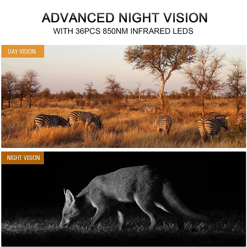 Solar Powered Trail Camera WiFi Bluetooth 4K 30MP Hunting Night Vision Camera Waterproof IP66 Wildlife Trap Trail Camera