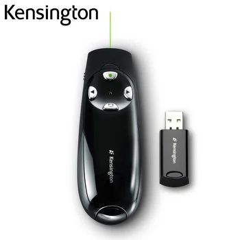 

Kensington Original Wireless Presenter Pro with Green Laser Pen for PPT Keynote Presentation with Retail Packaging K72353US