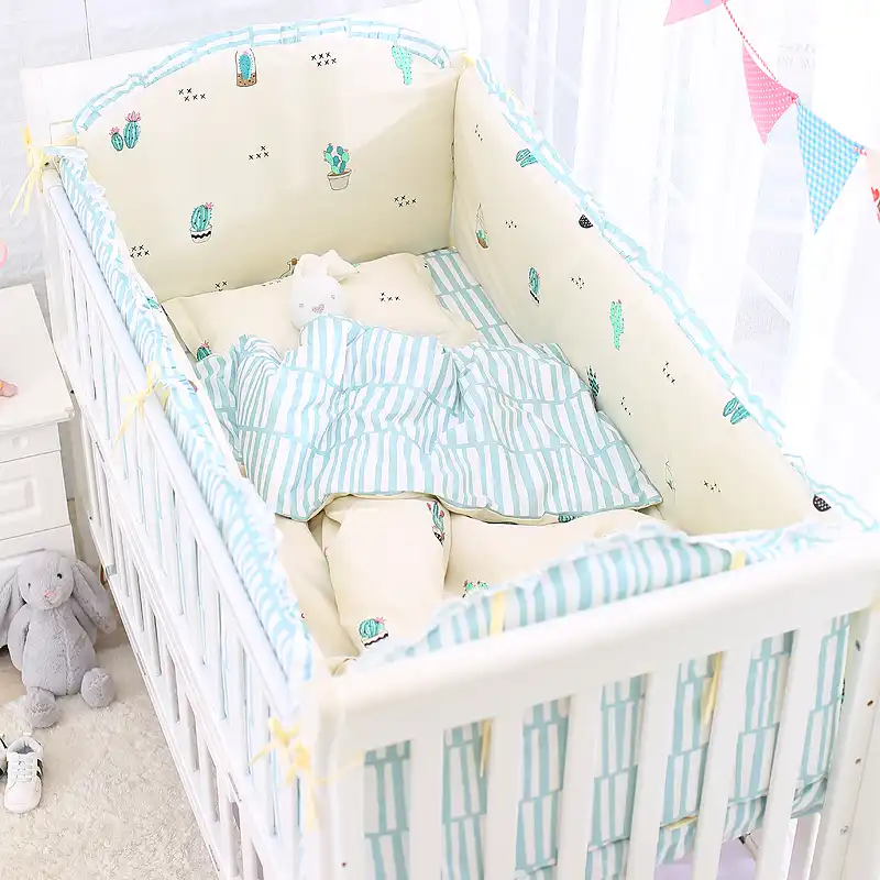 mini crib bumper pads