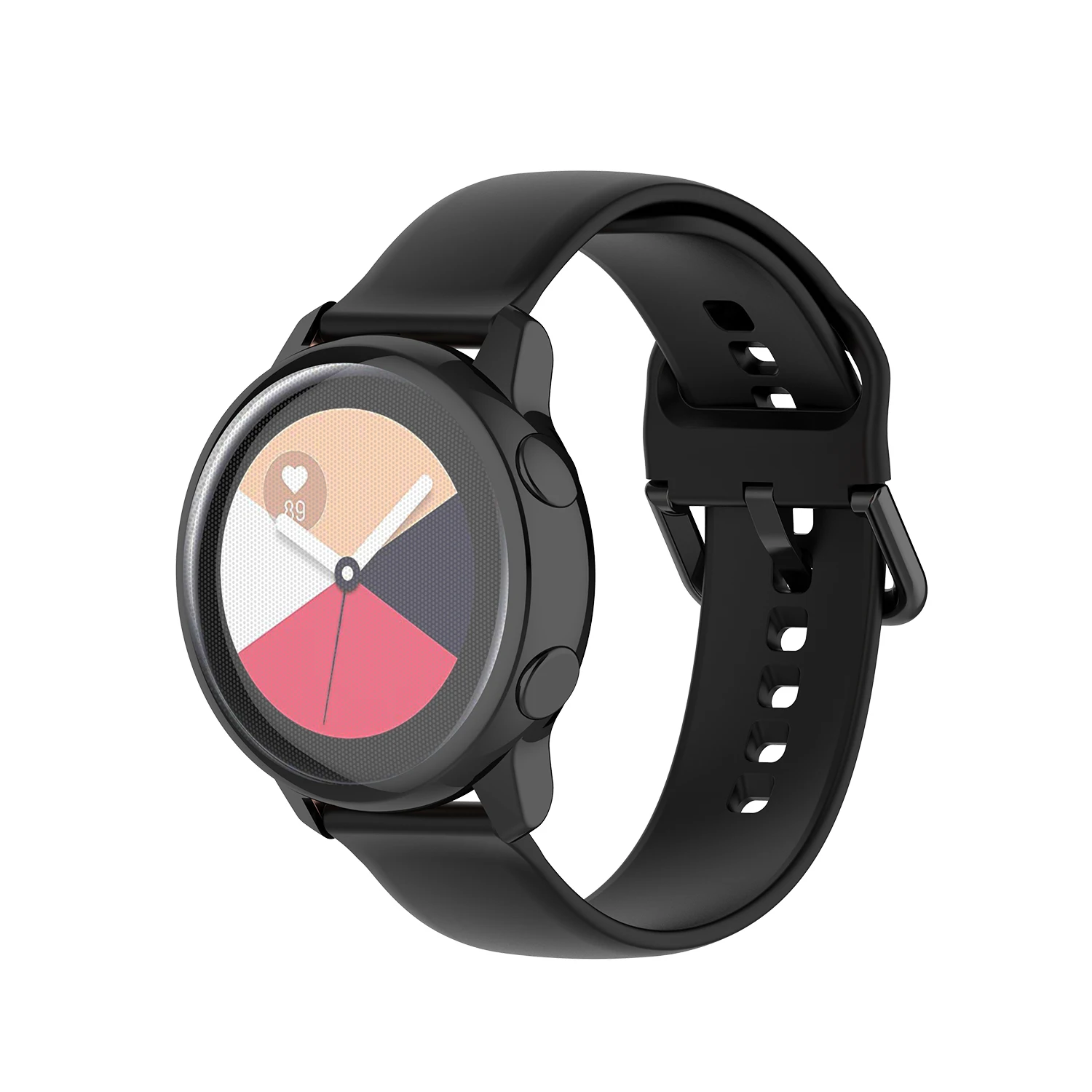 Чехол для часов samsung galaxy Watch active/R500, чехол, покрытие, цветной прозрачный мягкий ТПУ Пластиковый защитный чехол
