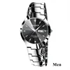 Men Silver Black