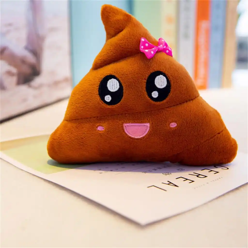 20cm cute poop pillow smiley cushion soft children