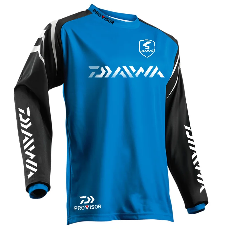 de pesca DAIWA de secado rapido sol proccion UV camiseta chalecos ropa de pesca camisas de pesca ropa de ciclismo - Цвет: 9